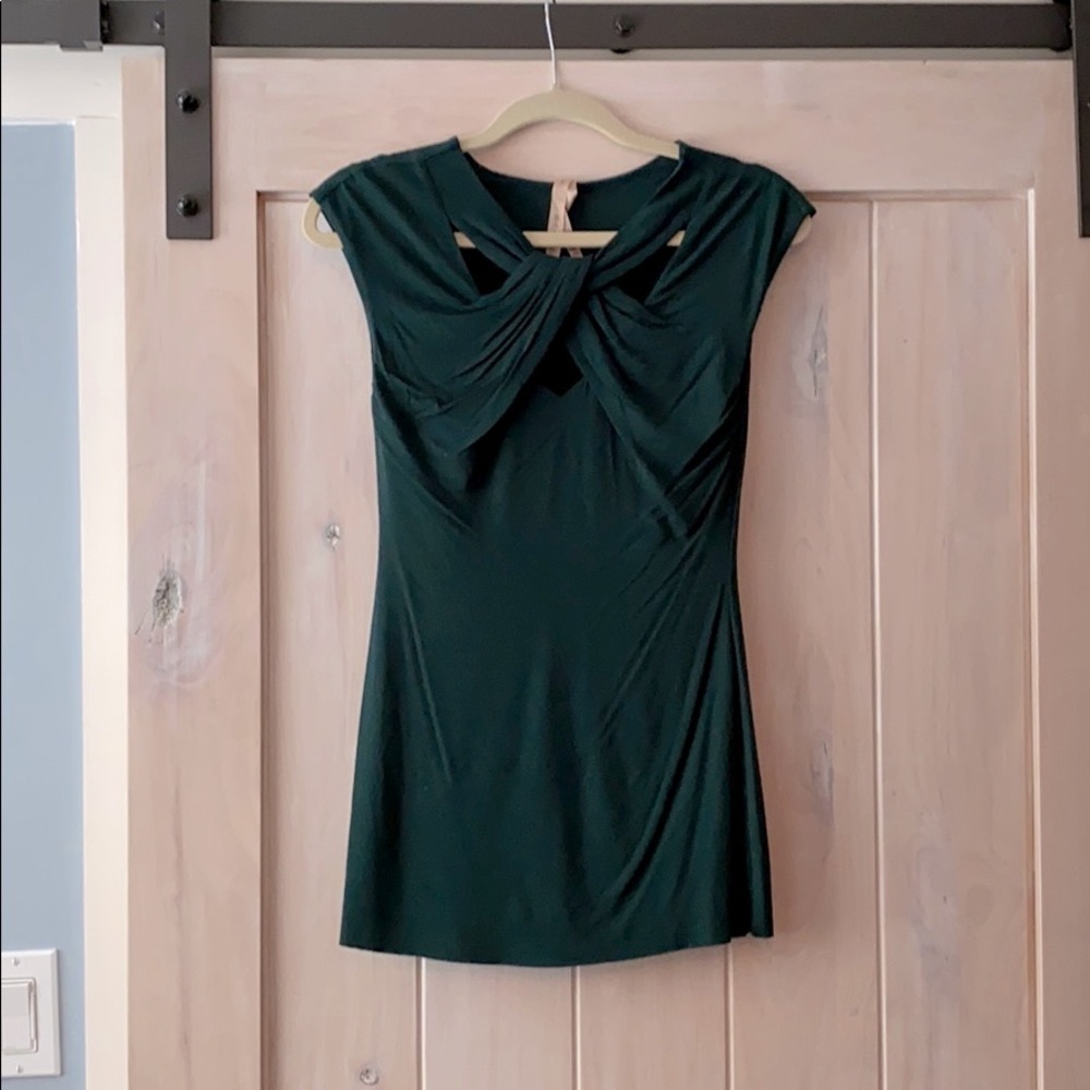 Bailey 44 Emerald Green Cross Top